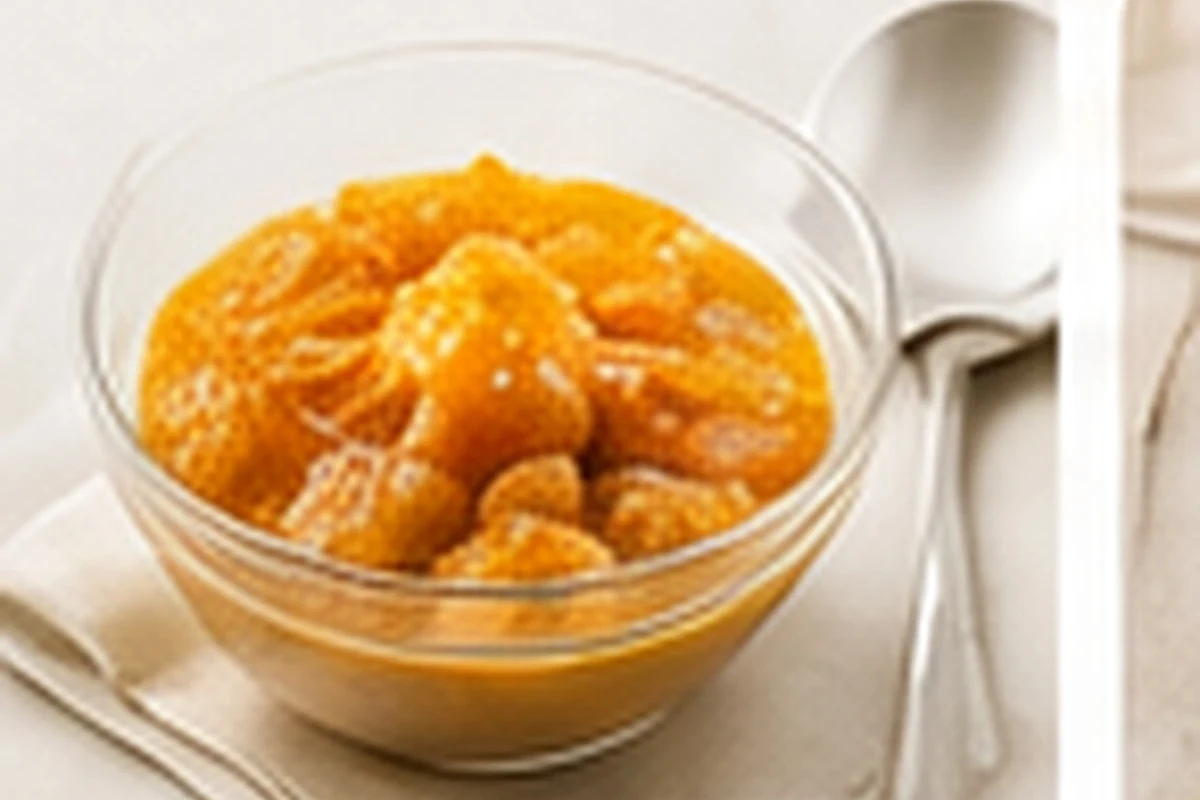 A small bowl of soft, pale apple compote dusted with a little cinnamon.