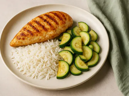 Herb chicken with rice — a reflux-friendly recipe